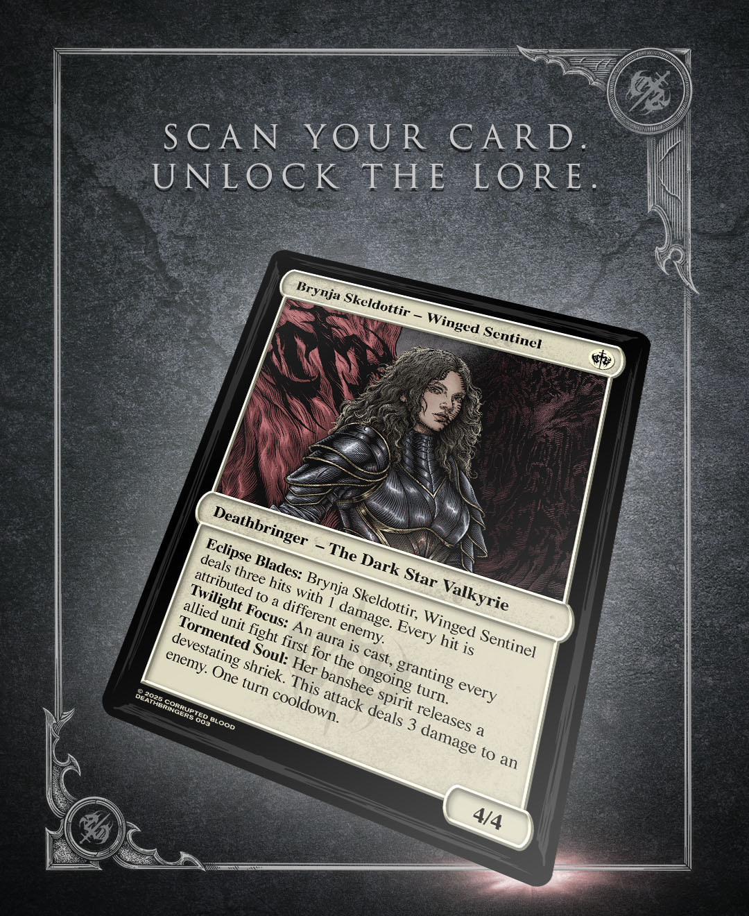 Corrupted Blood Dark Star Valkyrie + SAMMELKARTE T-Shirts 431723