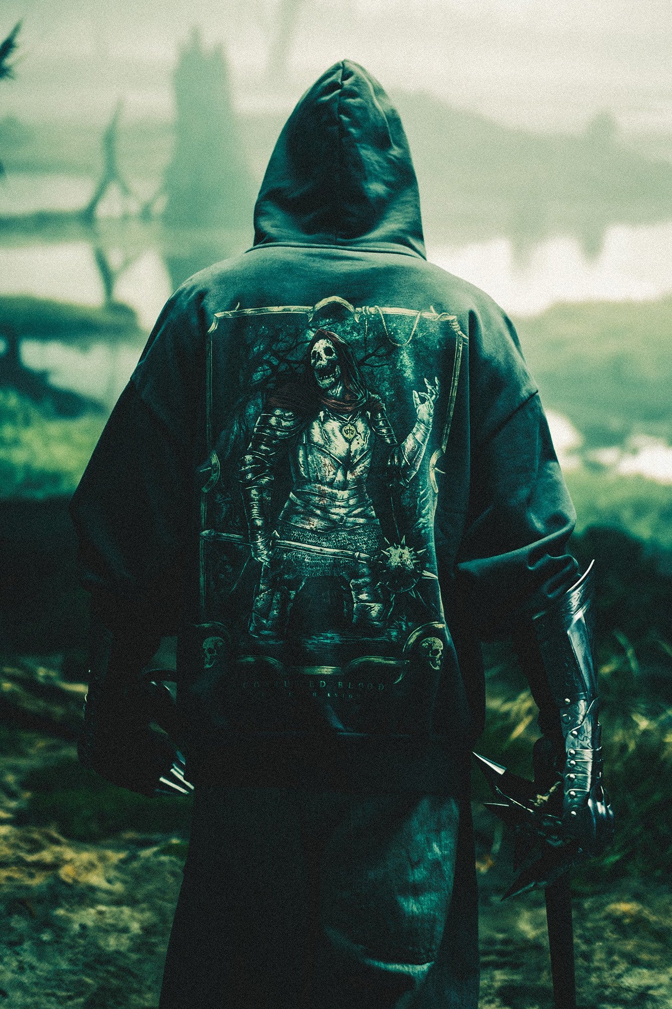 Corrupted Blood Death Knight + SAMMELKARTE Kapuzenjacke 431453