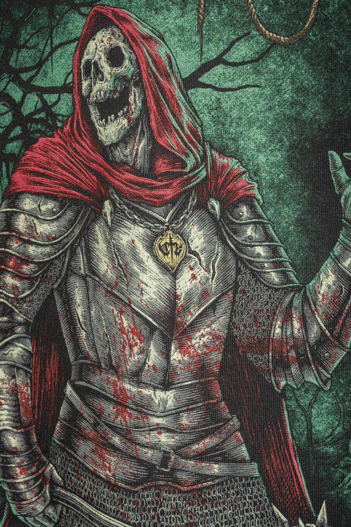 Corrupted Blood Death Knight + SAMMELKARTE Kapuzenjacke 432153