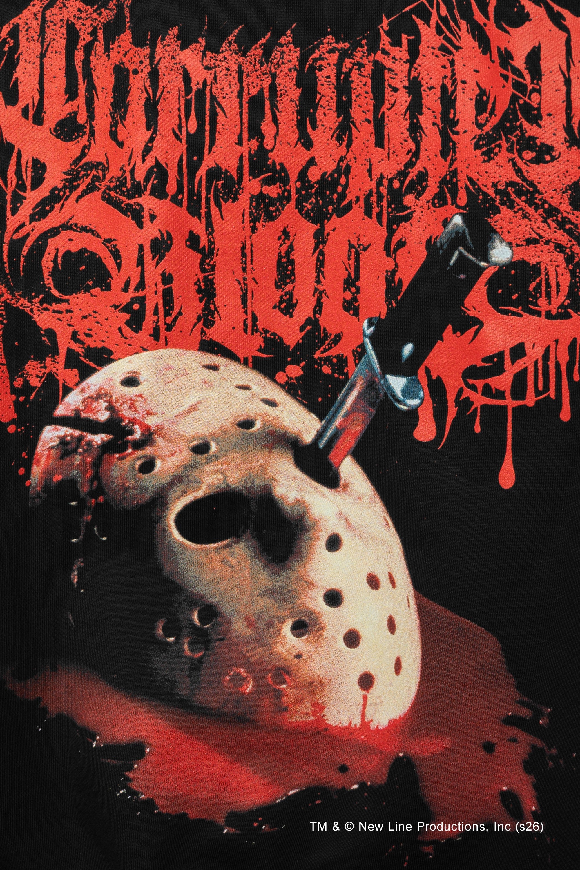 Corrupted Blood & Friday the 13th Friday the 13th x Corrupted Blood Mask Knife Kapuzenpullover 436079