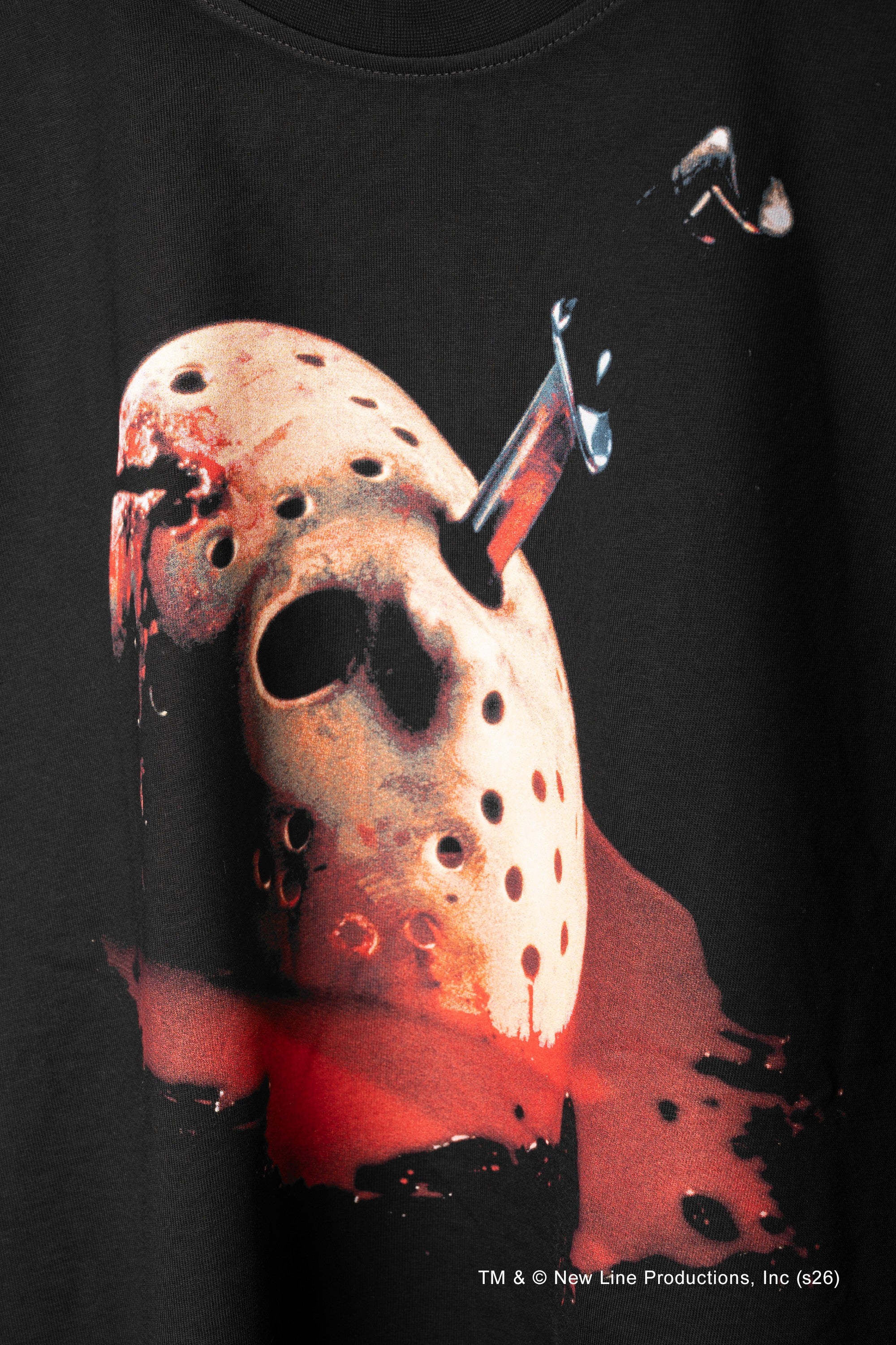 Corrupted Blood & Friday the 13th Friday the 13th x Corrupted Blood Mask Knife T-Shirt 436089