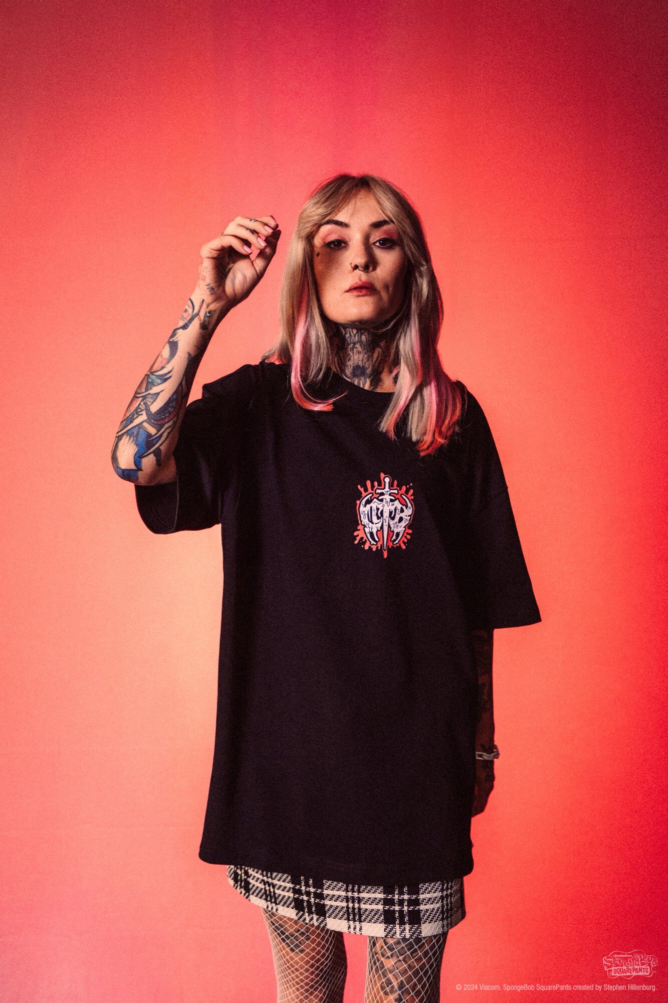 Corrupted Blood Splitted Spongebob T-Shirt 383534